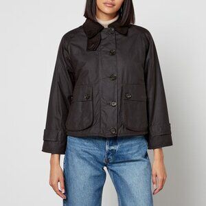 RARE BNWT Barbour X Alexa Chung Blair Waxed Cotton Coat Jacket UK 12 US 8